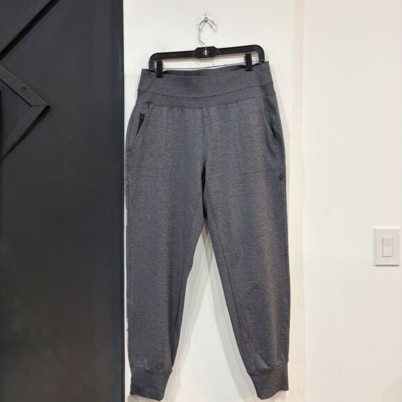 Athleta Pants - Athleta Gray Venice High Rise Jogger Pants Size Large Activewear